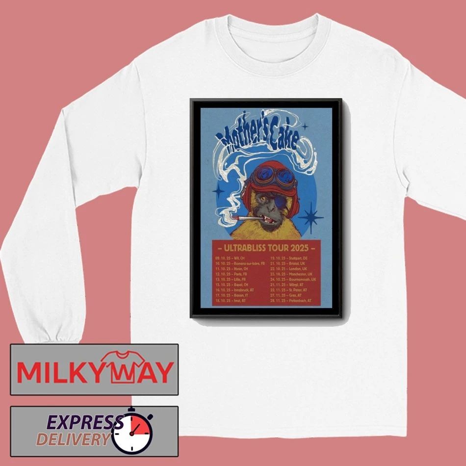 Mother’s Cake Ultrabliss Tour 2025 Poster shirt