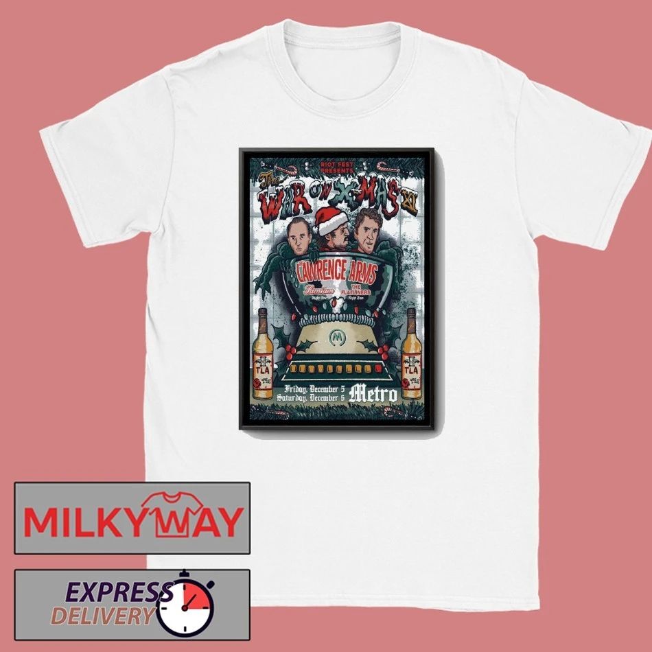 The Lawrence Arms Dec 5 2025 Tour Poster shirt