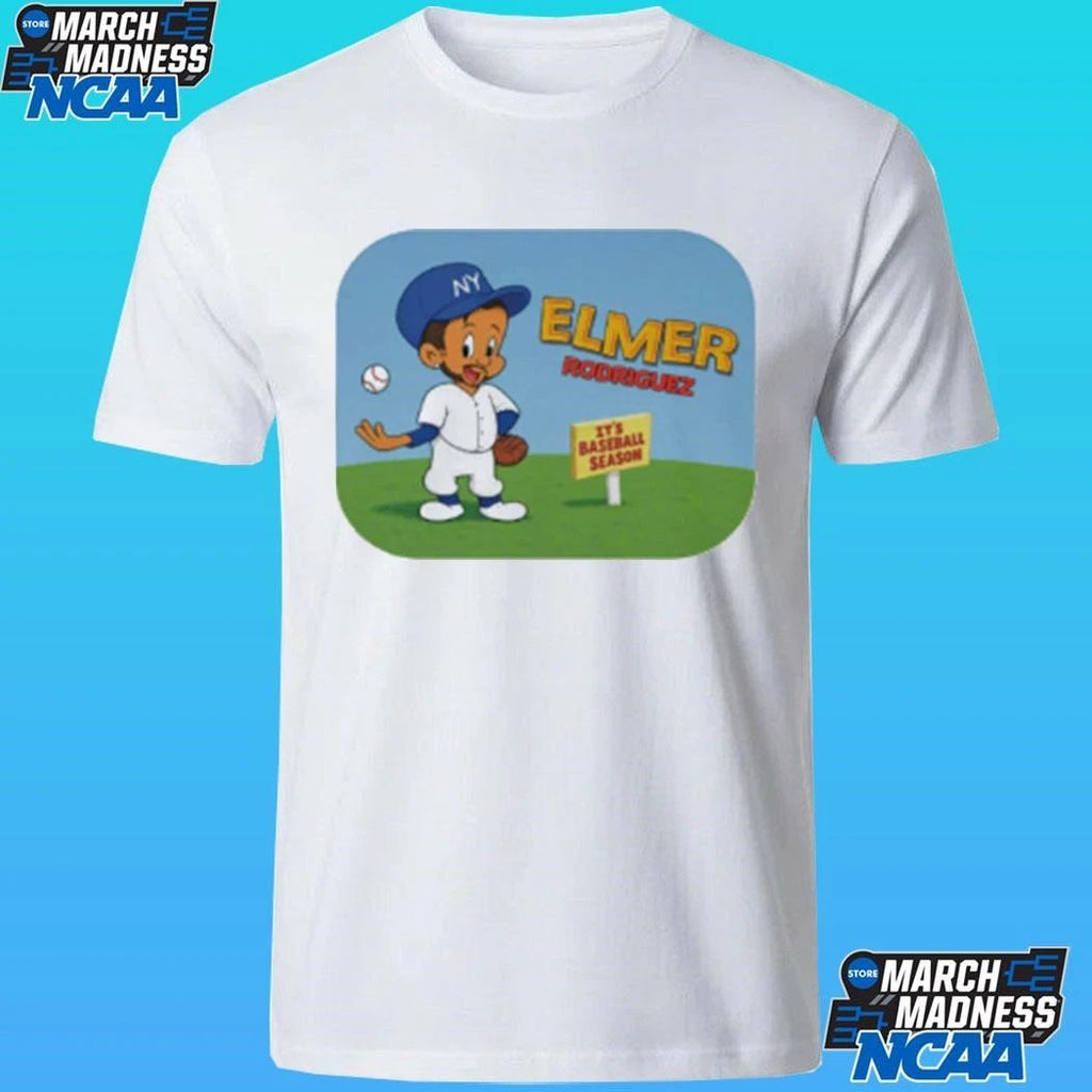 Elmer Rodriguez Tunes Its Baseball Season New York Yankees Shirt