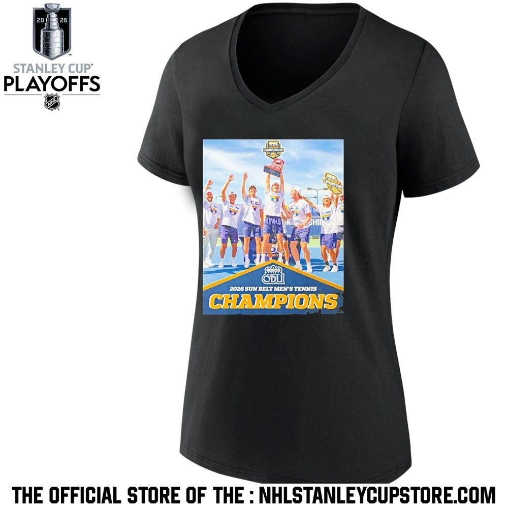 Old Dominion Mens Tennis 2026 Sun Belt Mens Tennis Champions Shirt
