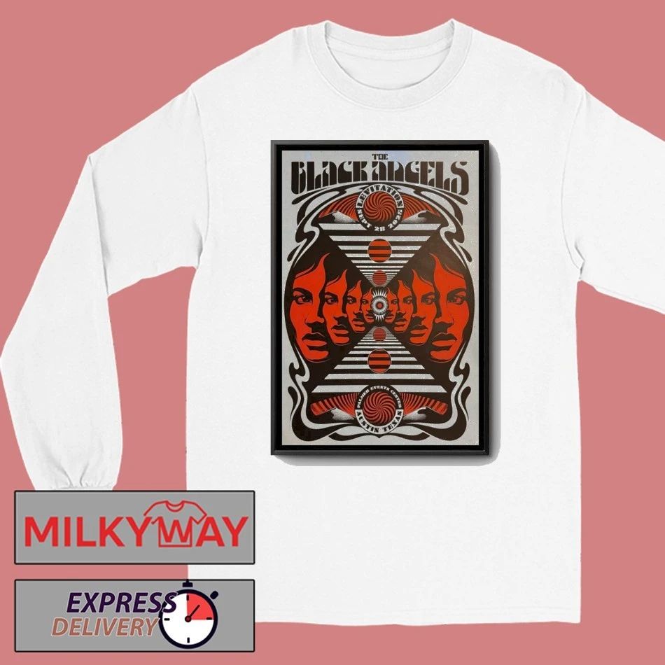 The Black Angels Sept 28 2025 Austin Texas New Poster shirt