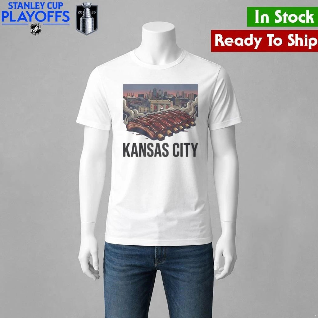 Kansas City Missouri BBQ Ribs Skyline Shirt