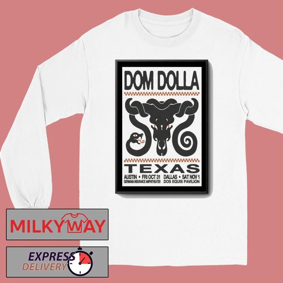 Dom Dolla Oct 31 2025 Austin, TX Poster shirt