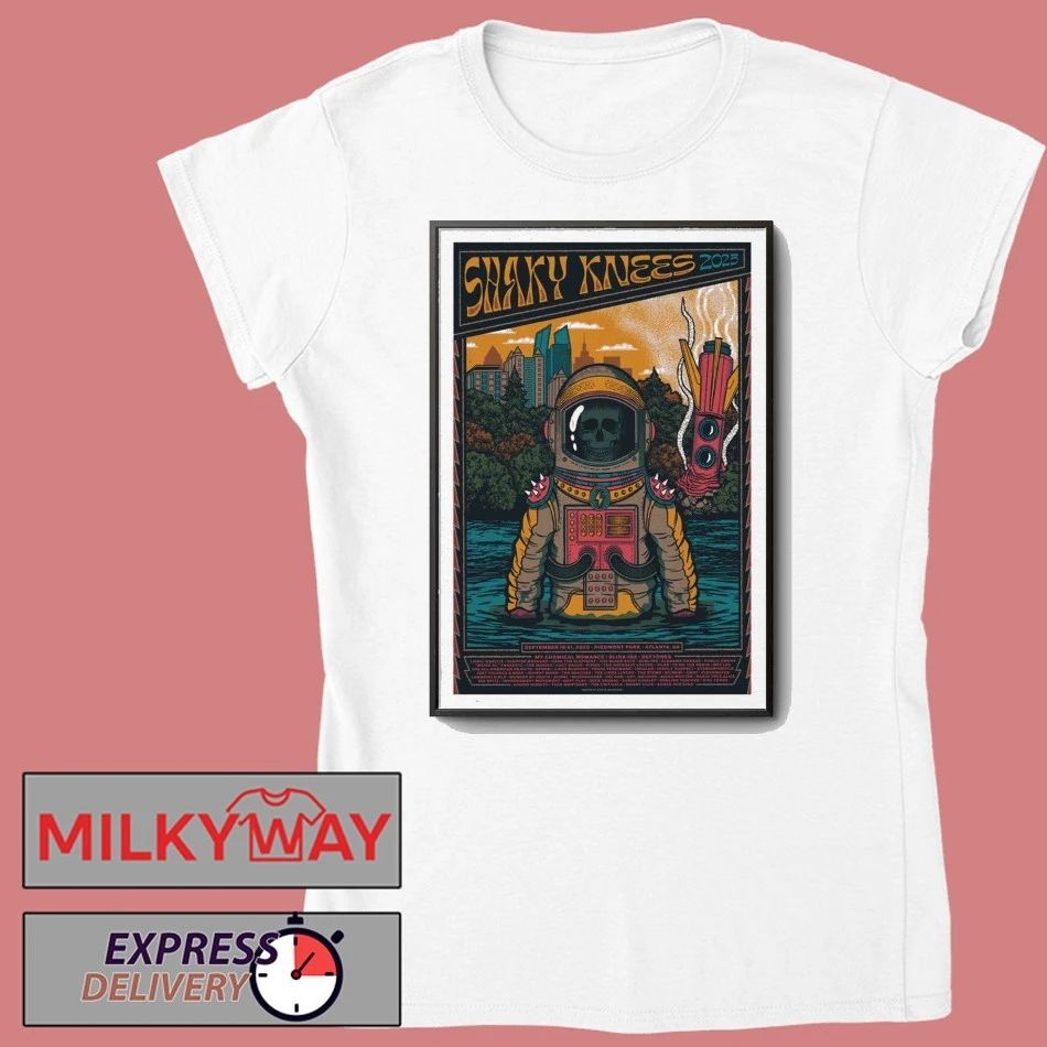 Atlanta, Georgia 2025 Shaky Knees Festival Poster shirt