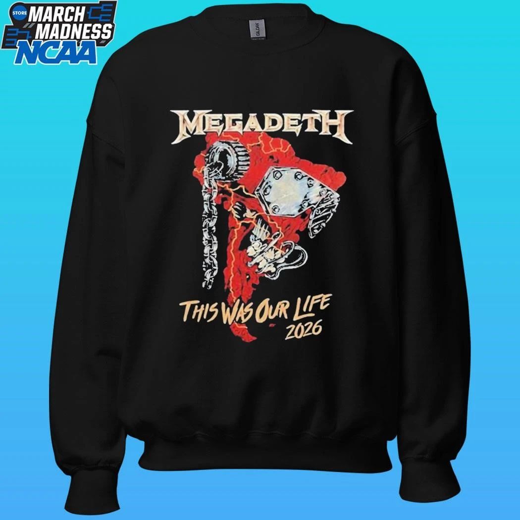 Megadeth This Was Our Life Tour 2026 Shirt