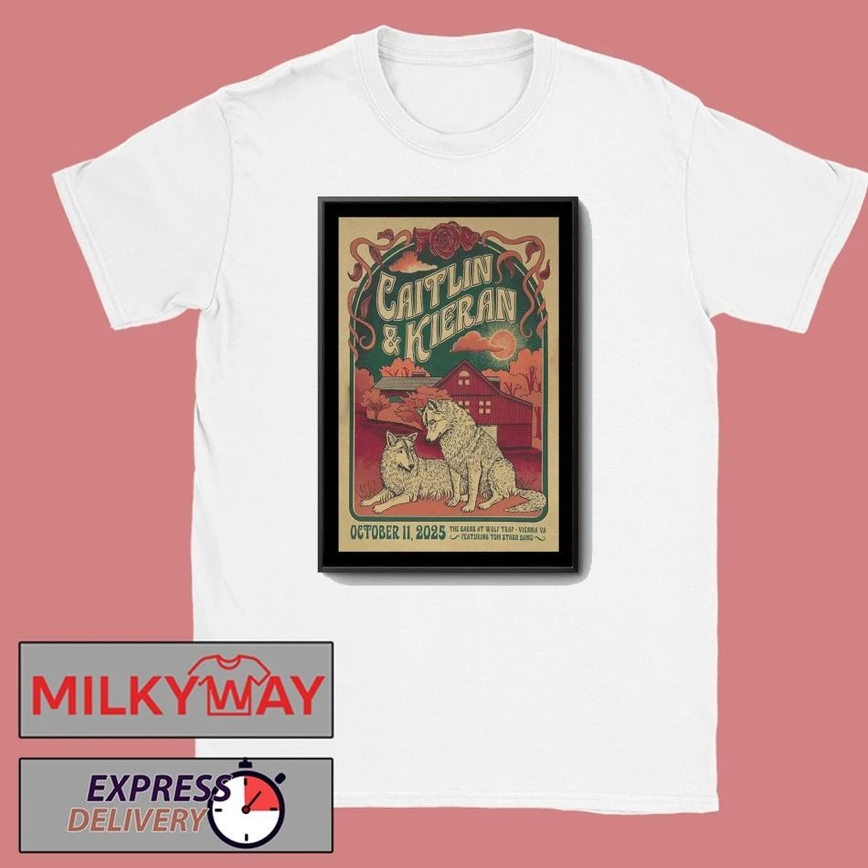 2025 Wolf Trap, Vienna, VA Tour Caitlin & Kieran Poster shirt