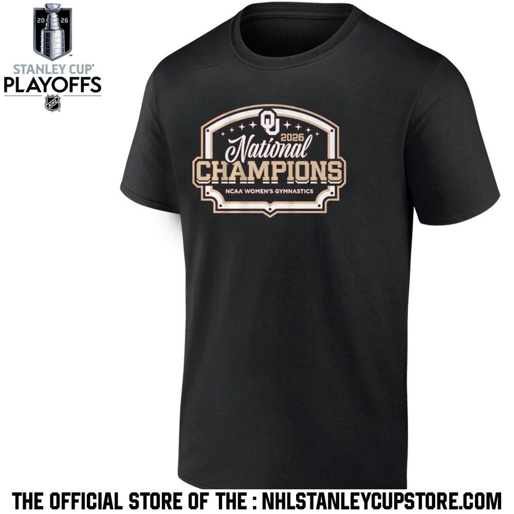 Oklahoma Women’s Gymnastics 2026 National Champions Logo Shirt