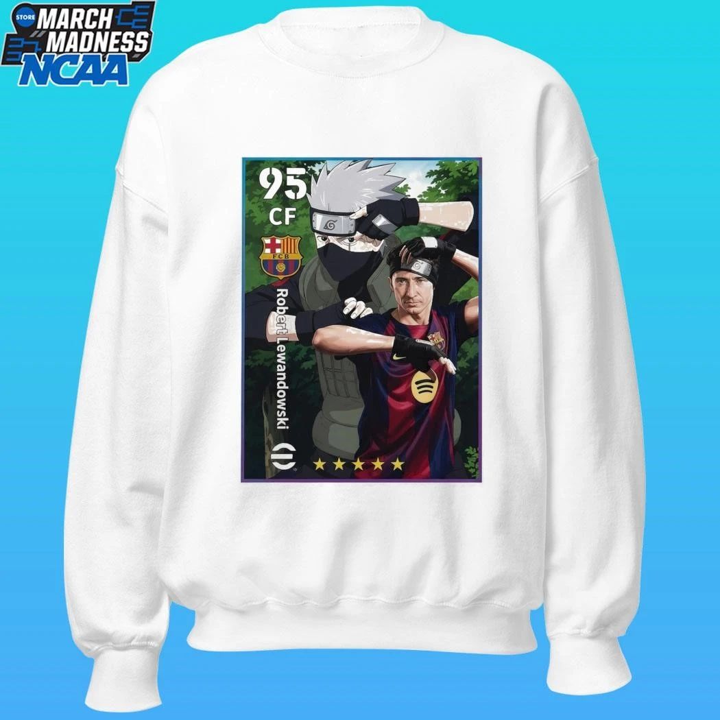 Efootball Game Lewandowski X Kakashi Card 2026 Shirt