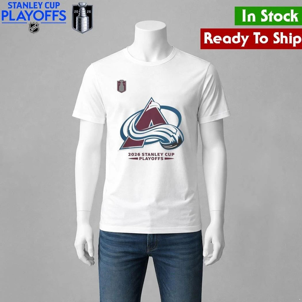 Colorado Avalanche 2026 Stanley Cup Playoffs Rink Performance Shirt