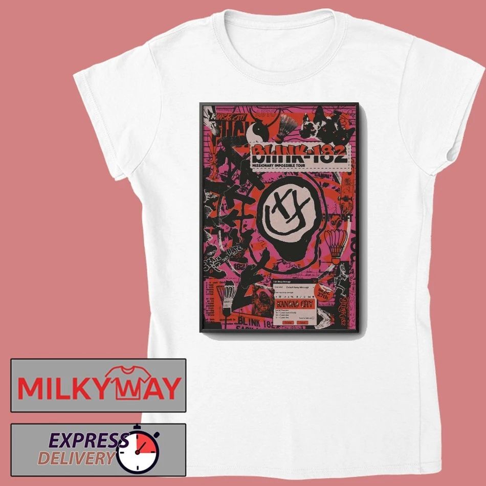 Blink 182 September 27 2025 T-Mobile Center Kansas City, MO Poster shirt