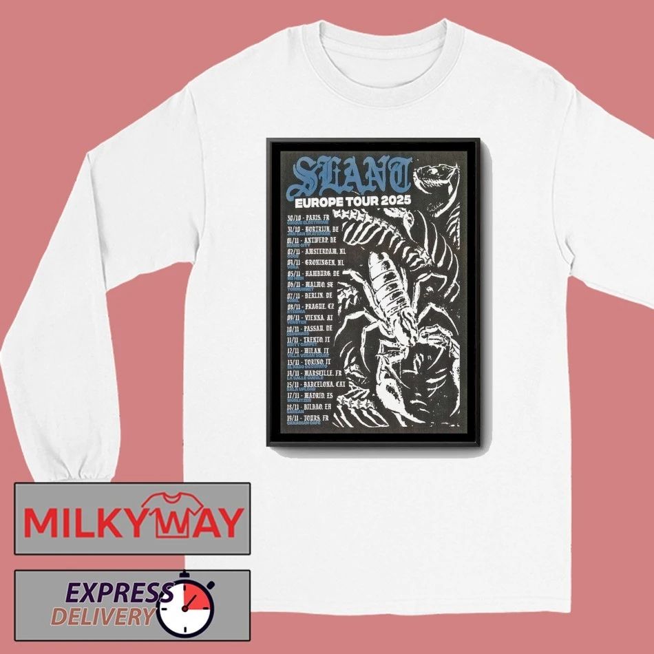 Poster Slant Tour European 2025 shirt
