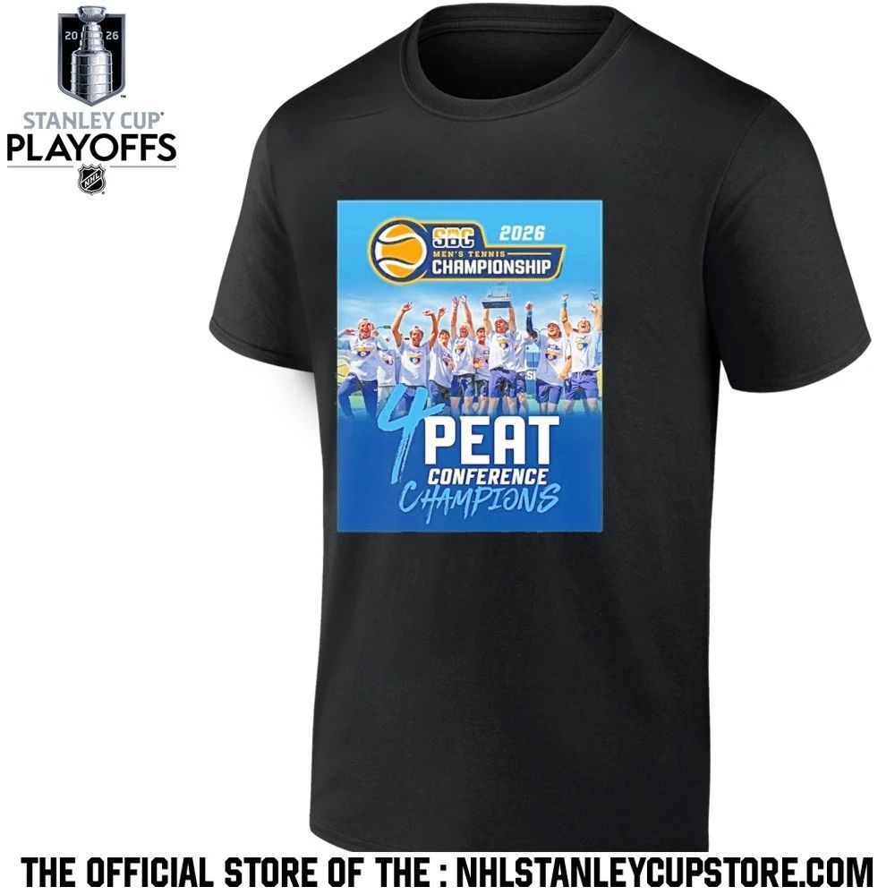 Old Dominion Mens Tennis 2026 Sbc Championship 4 Peat Conference Champions Shirt