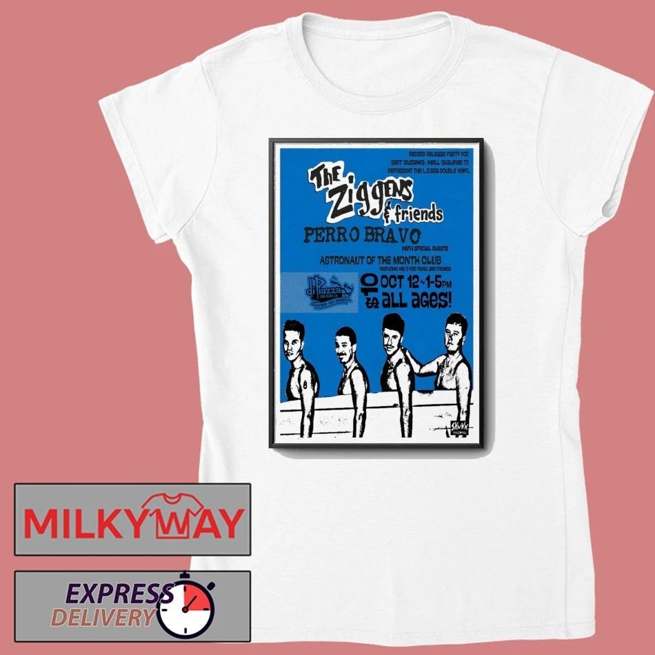 The Ziggens And Friends Oct 12 2025 DiPiazza’s In Long Beach CA Poster shirt