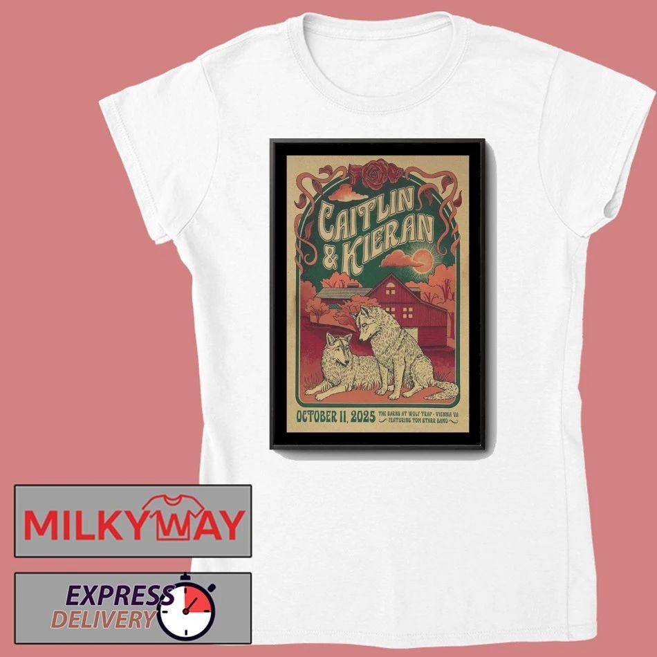 2025 Wolf Trap, Vienna, VA Tour Caitlin & Kieran Poster shirt