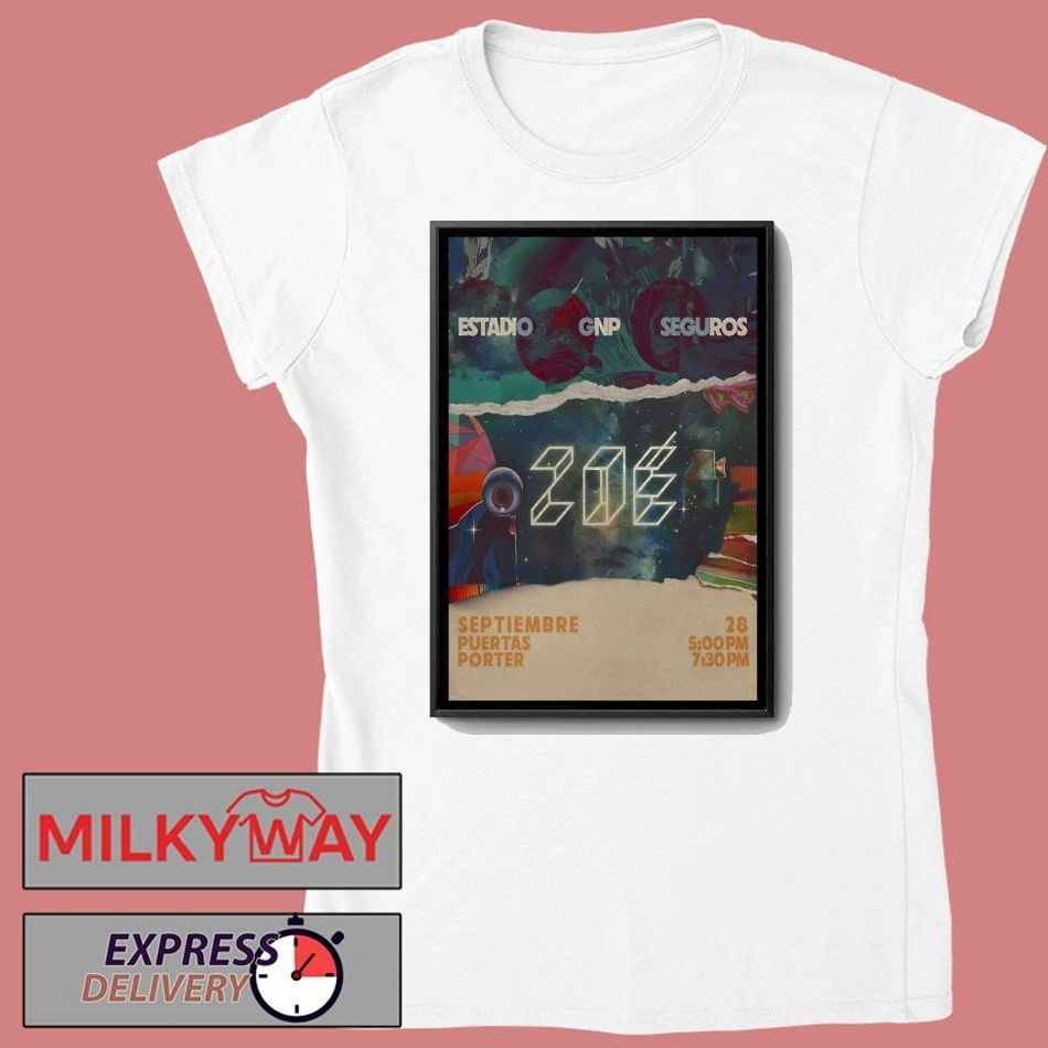 ZOÉ Sep 28 2025 Estadio GNP Seguros Mexico City Poster shirt