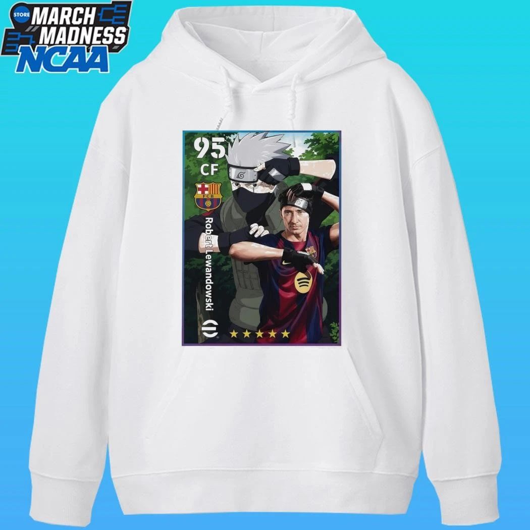 Efootball Game Lewandowski X Kakashi Card 2026 Shirt