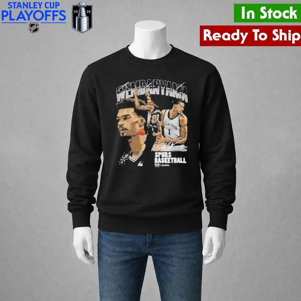 Victor Wembanyama San Antonio Basketball Collage Pro Shirt