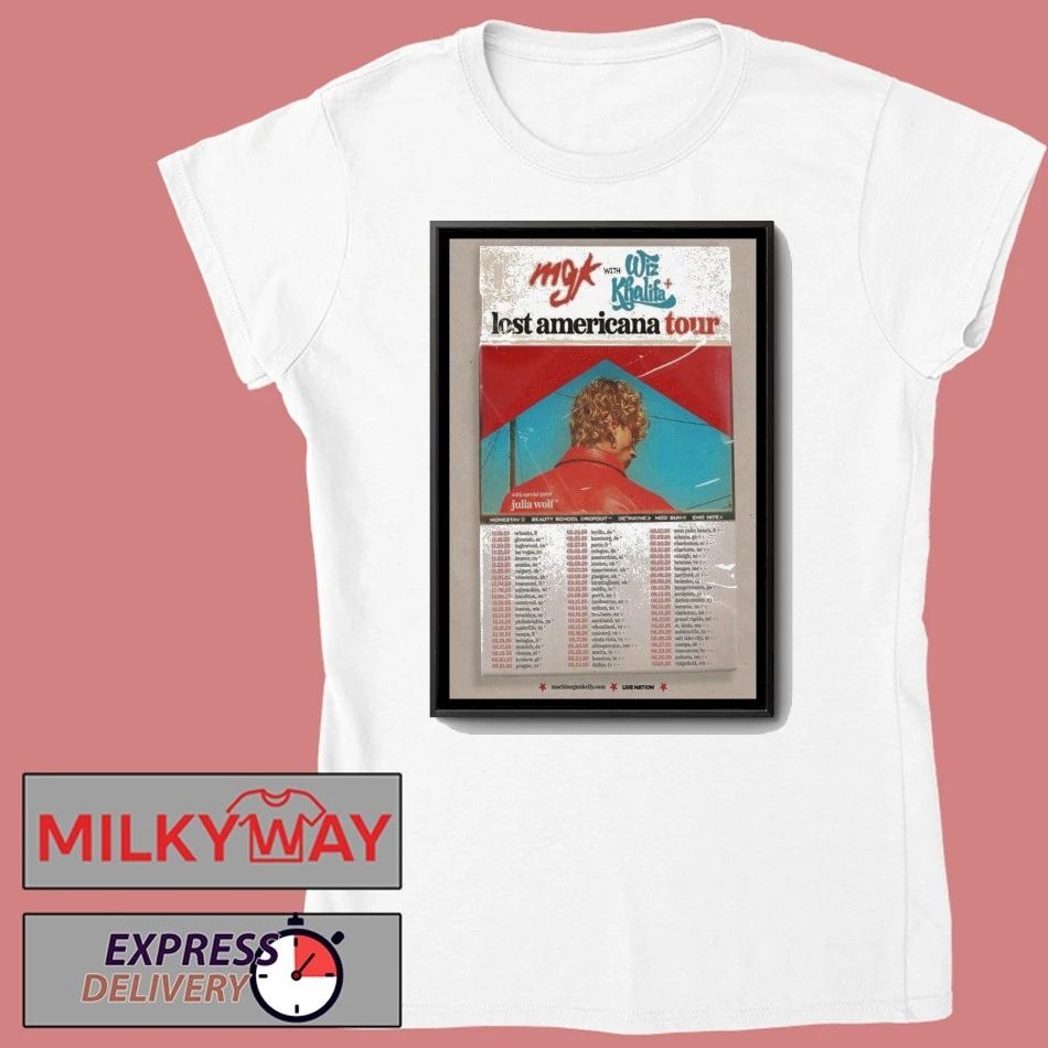 MGK Wiz Khalifa World Tour Poster shirt