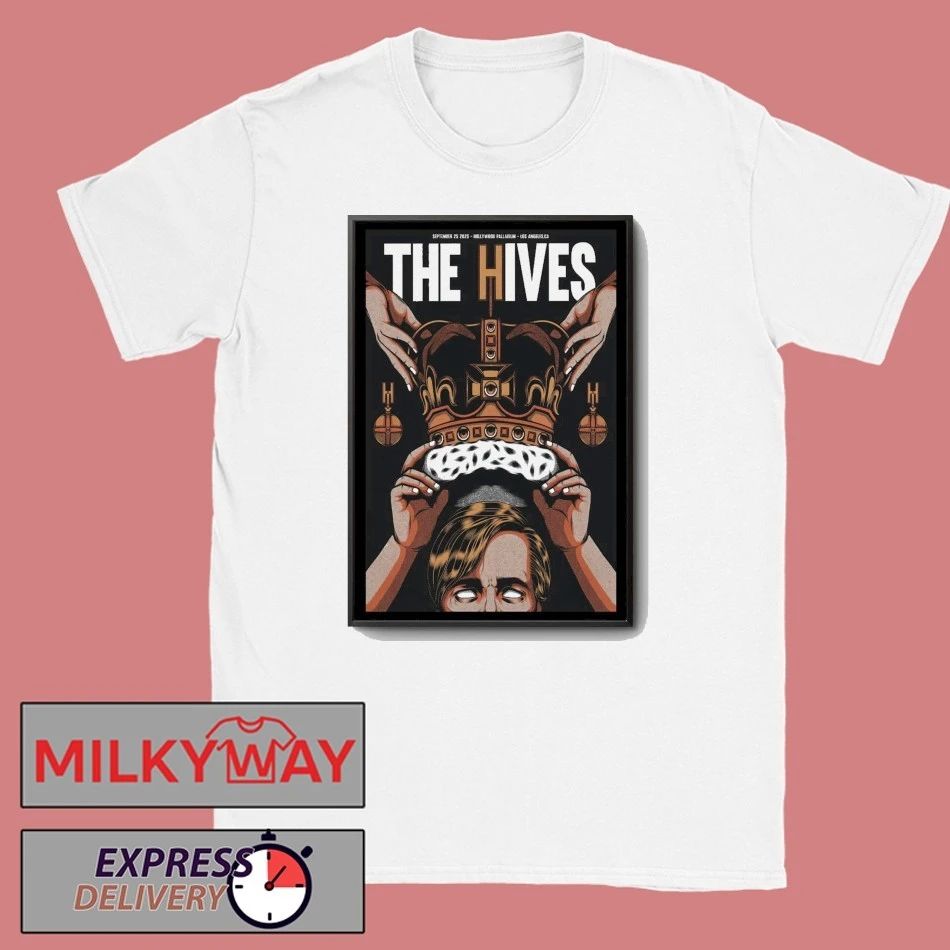 Poster The Hives Hollywood, CA Tour 25 Sep 2025 shirt