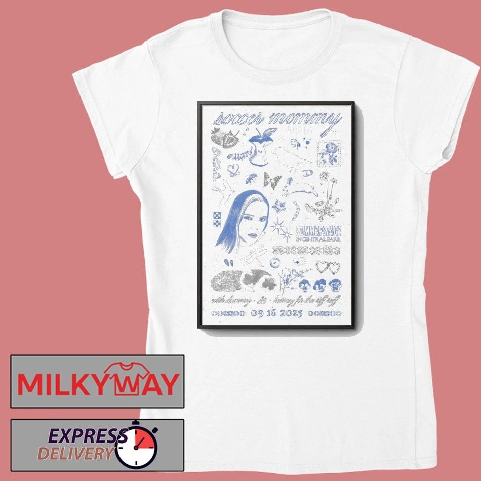 Soccer Mommy Sep 16 2025 SummerStage in Central Park New York NY Poster shirt