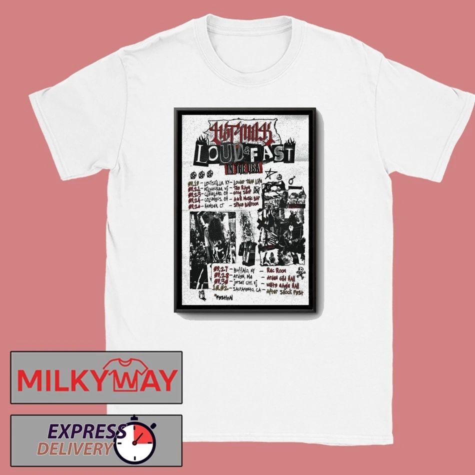 Milk Loud Fast Poster shirt
