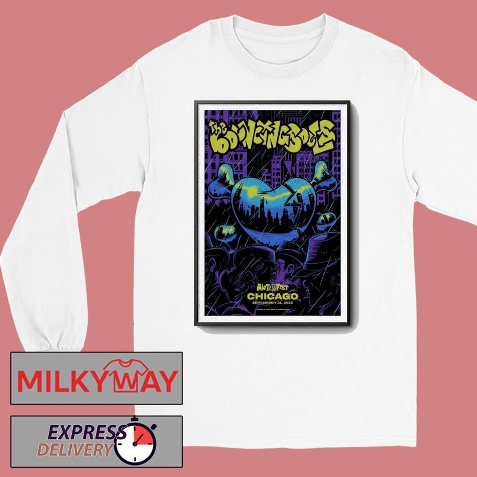 Poster The Bouncing Souls Tour Chicago, IL 09 21 2025 shirt