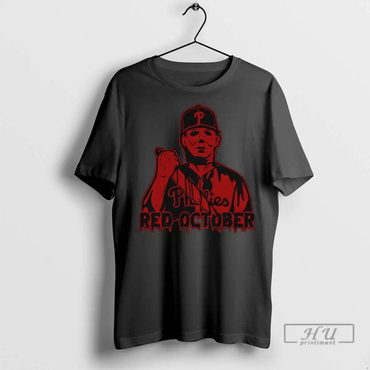 Officials The Hunt For Red October Philadelphia Phillies Mlb Baseball Halloween T Shirts