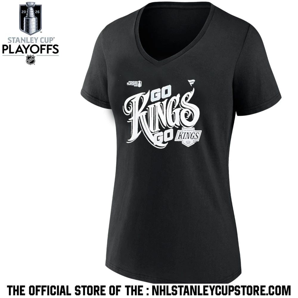 Go Kings Go Los Angeles Kings Black 2026 Nhl Playoff Hometown Slogan Legacy Shirt