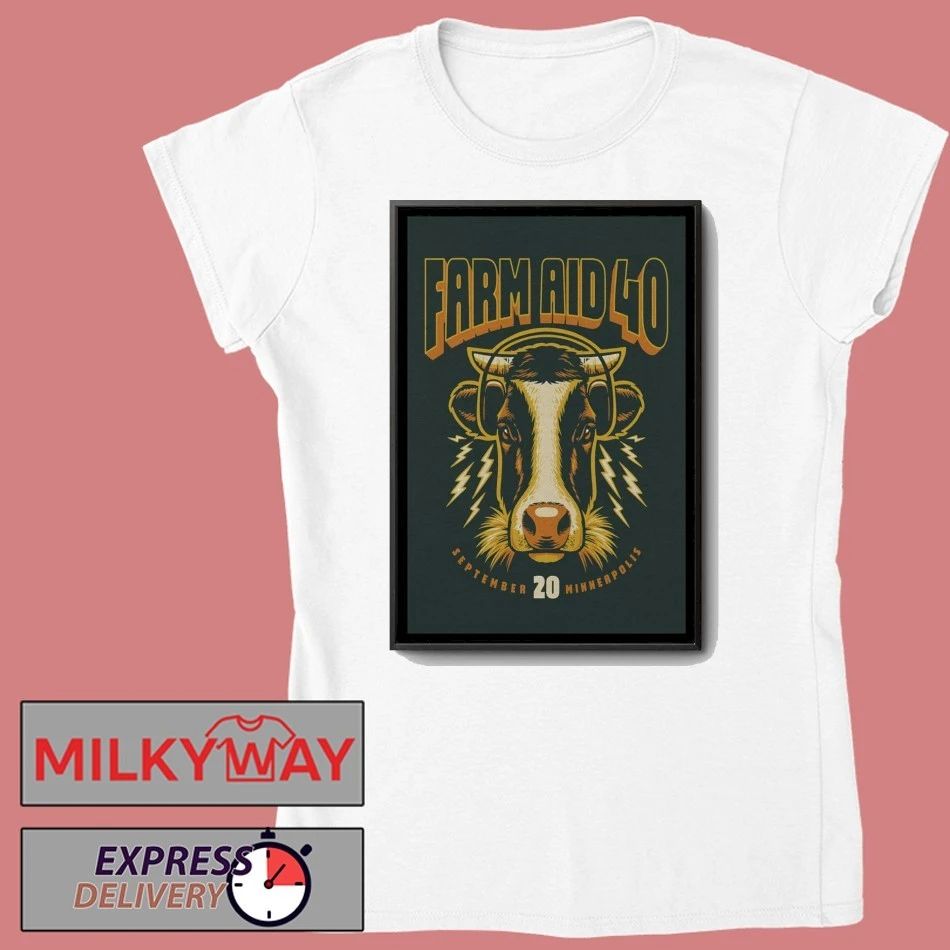Farm Aid 40 Minnesota Event Poster shirt