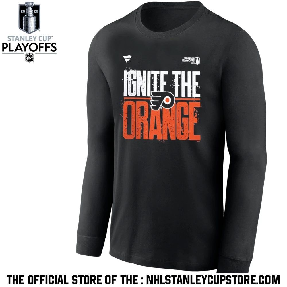 Philadelphia Flyers Black 2026 Stanley Cup Playoffs Slogan Shirt