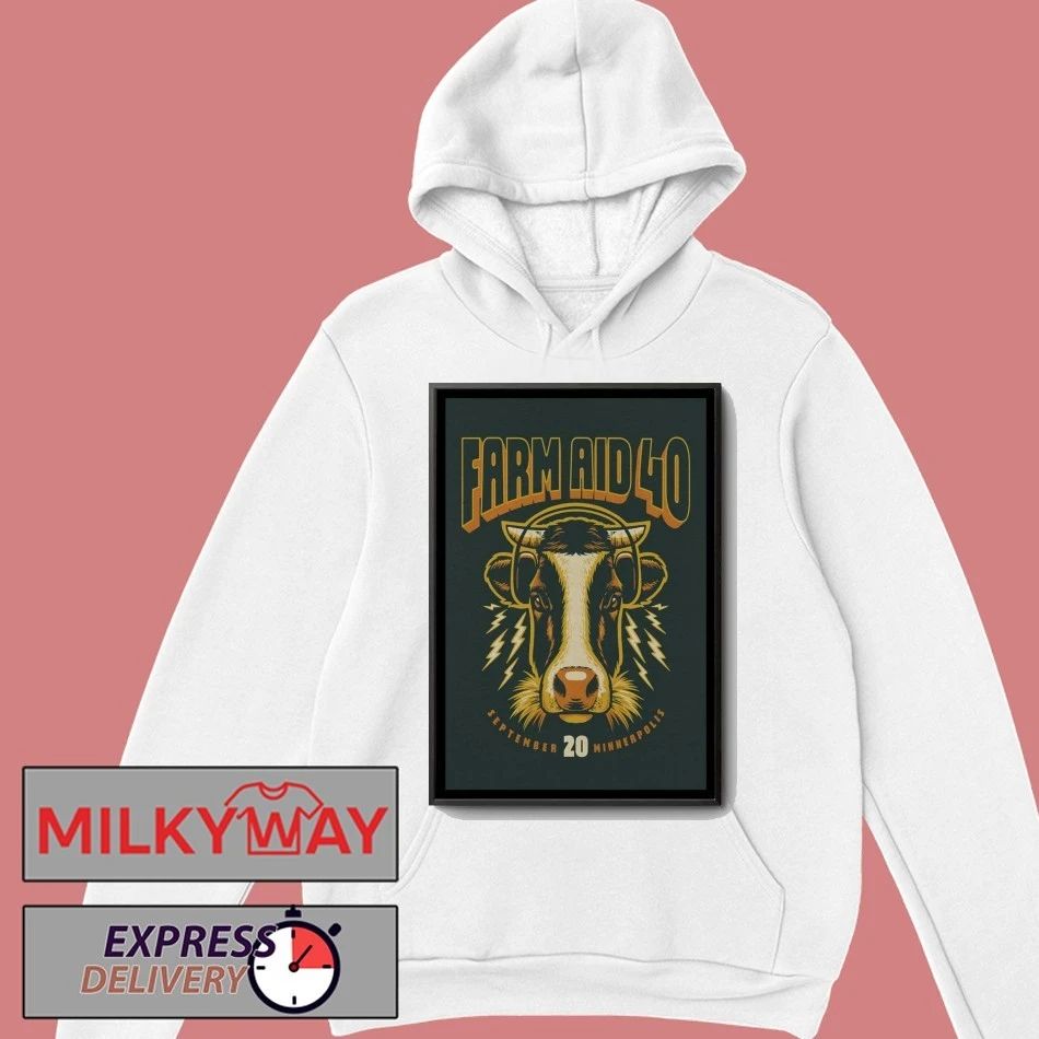 Farm Aid 40 Minnesota Event Poster shirt