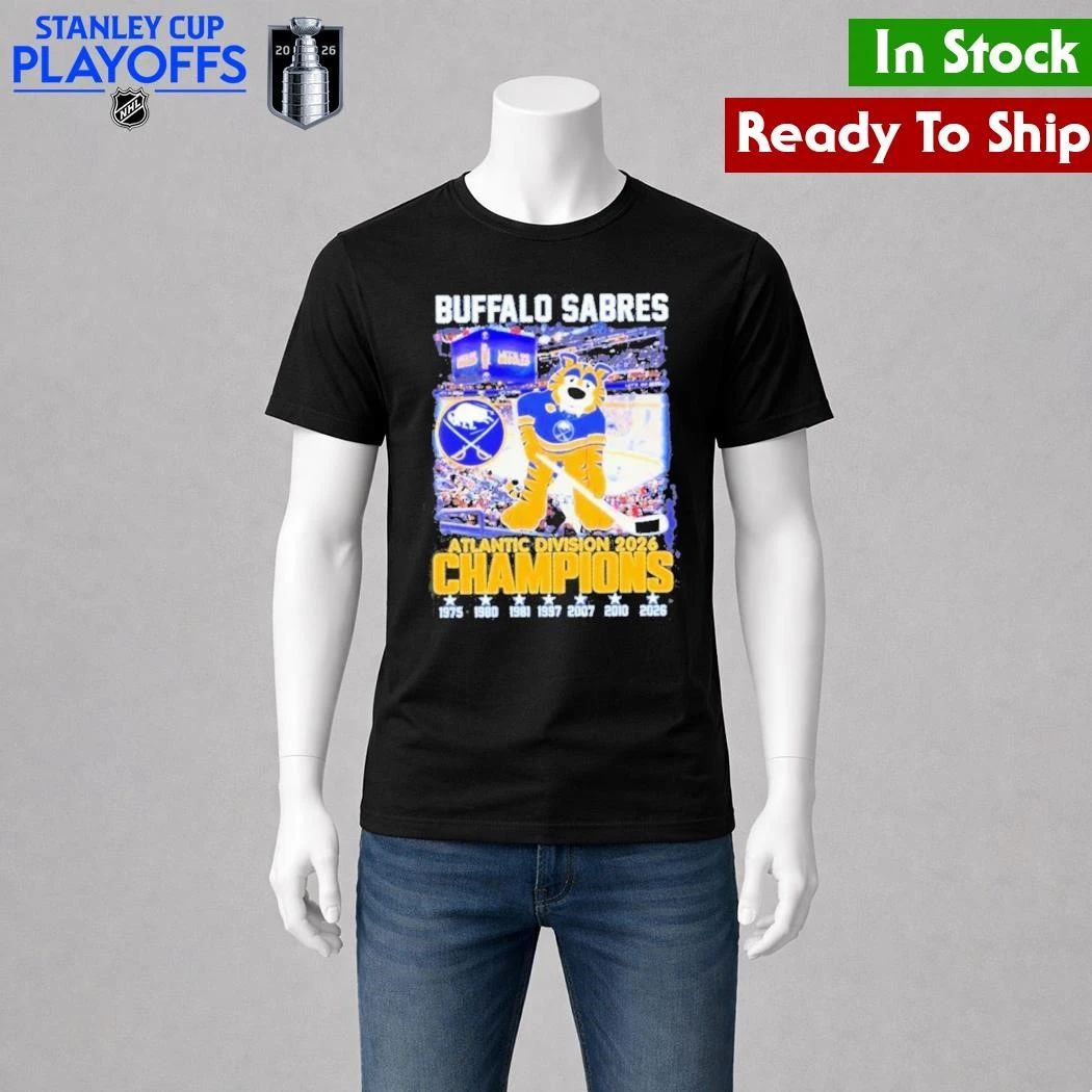 Buffalo Sabres Atlantic Division 2026 Champions 1975 2026 Shirt