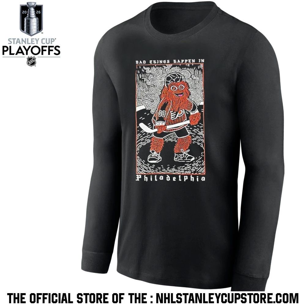Flyers Bad Things Happen In Philadelphia Gritty Art Shirt