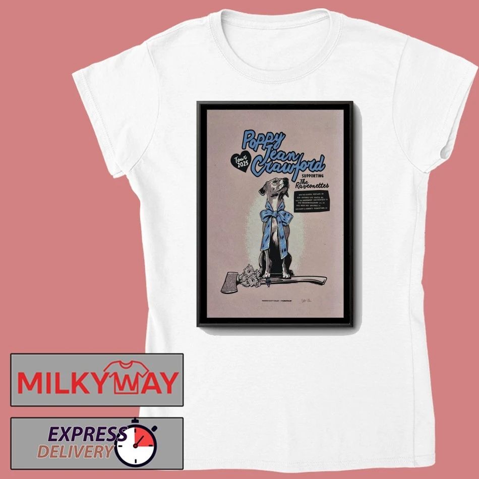 Poppy Jean Crawford West Coast Tour 2025 Poster shirt