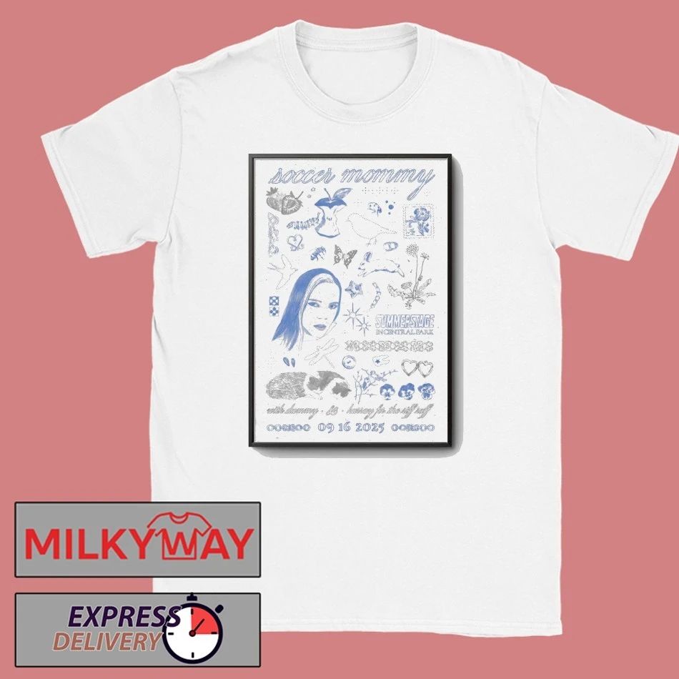 Soccer Mommy Sep 16 2025 SummerStage in Central Park New York NY Poster shirt