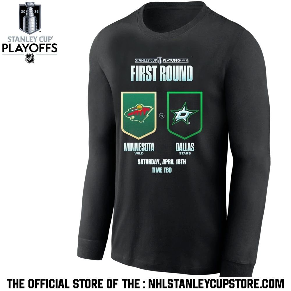 Dallas Stars vs Minnesota Wild 2026 NHL Stanley Cup Playoffs First Round Shirt