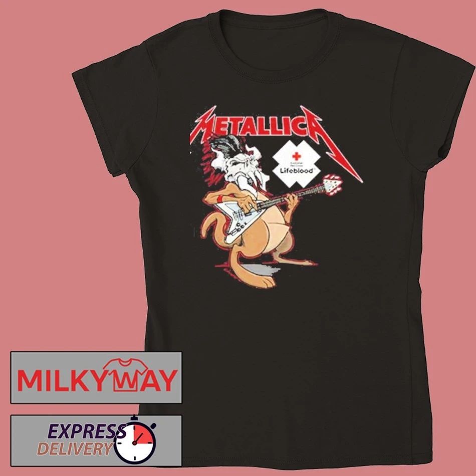 Metallica x Lifeblood M72 World Tour In Australia Metallica Gives Back shirt