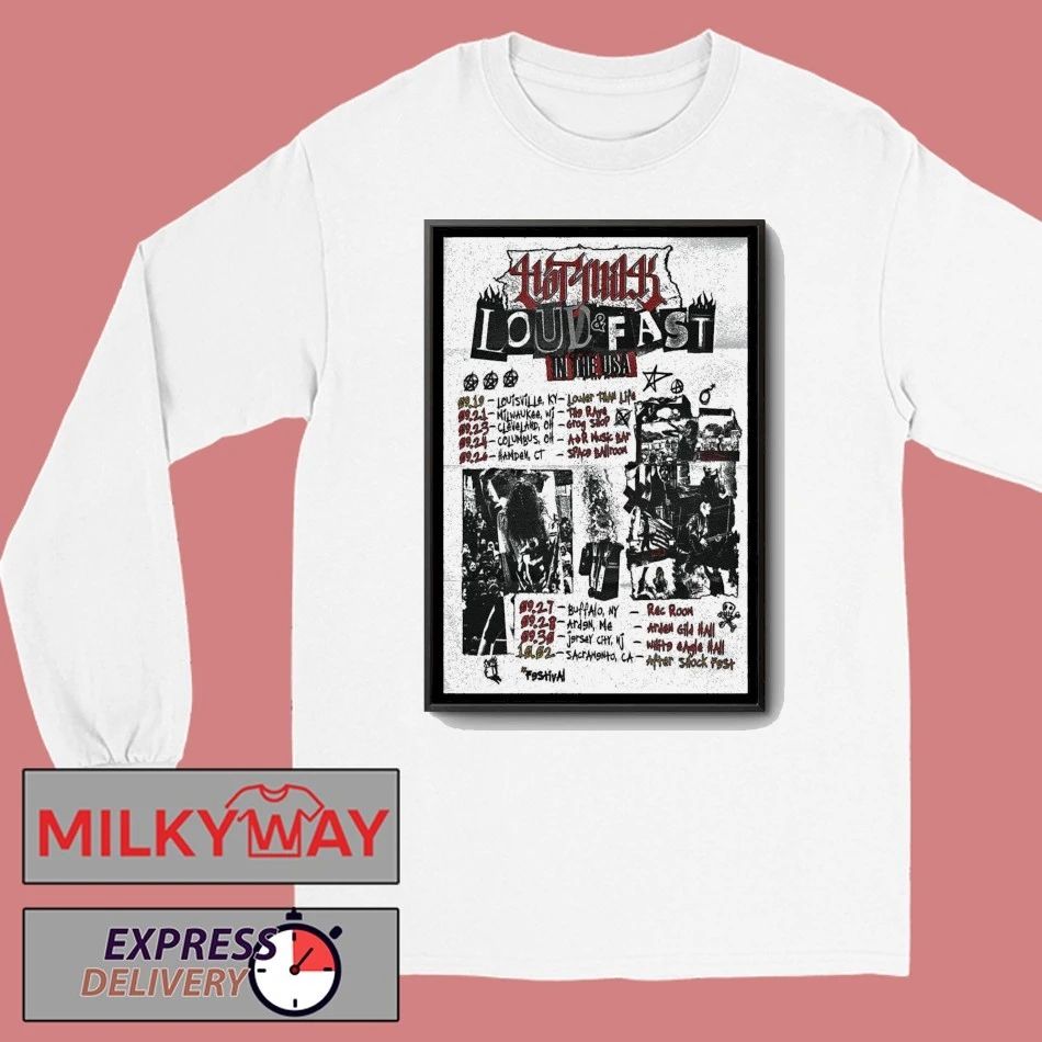 Milk Loud Fast Poster shirt