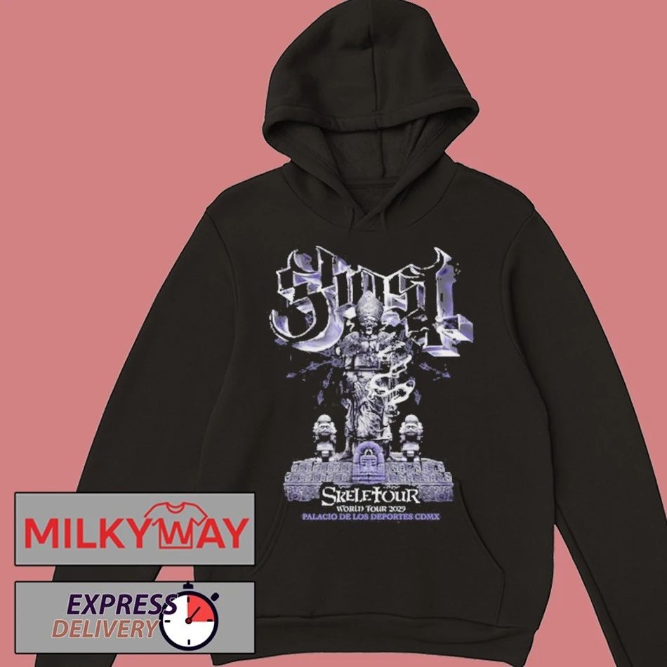 Ghost at Palacio de los Deportes, Mexico City Tour 2025 shirt