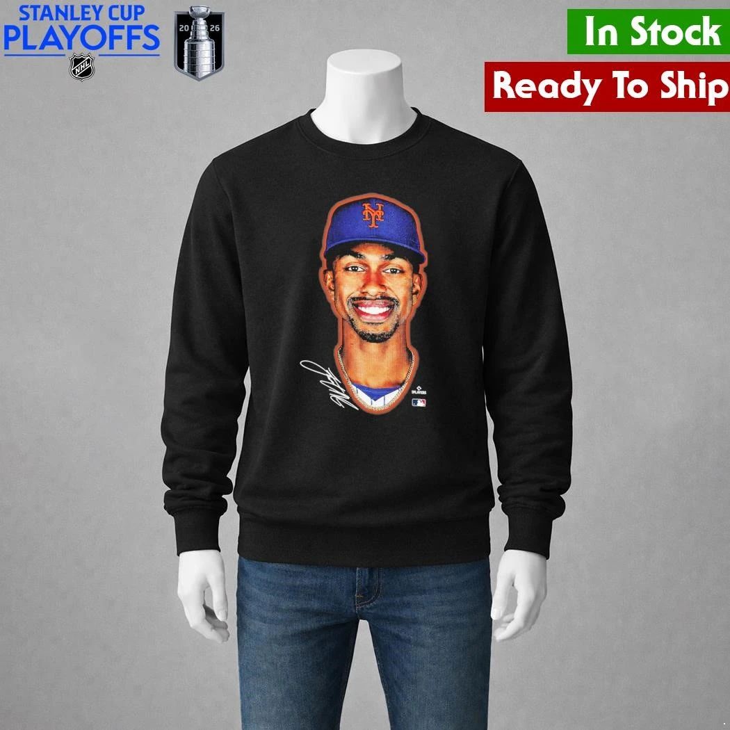 New York Mets Francisco Lindor Outerstuff Black Headliner Shirt