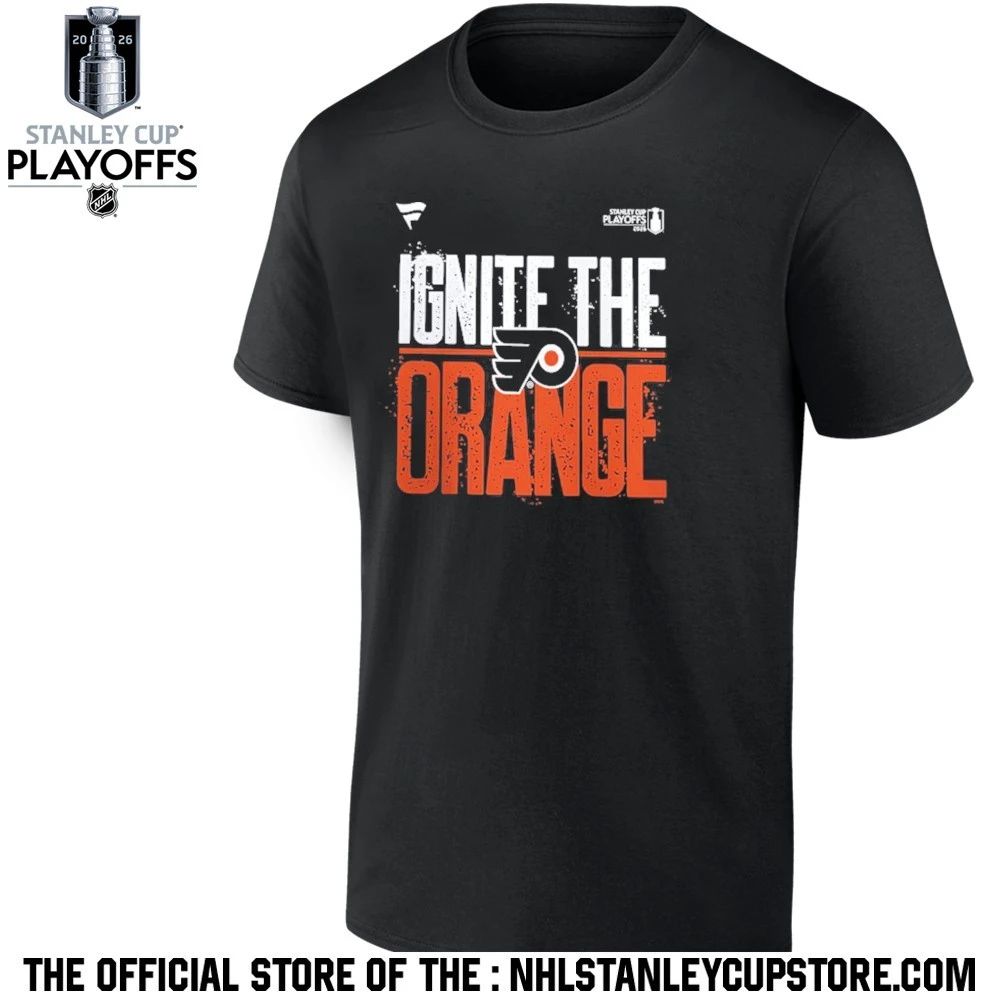 Philadelphia Flyers Black 2026 Stanley Cup Playoffs Slogan Shirt