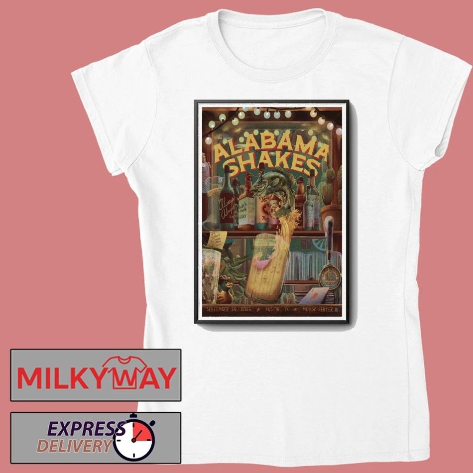 Alabama Shakes Moody Center Concert Poster shirt