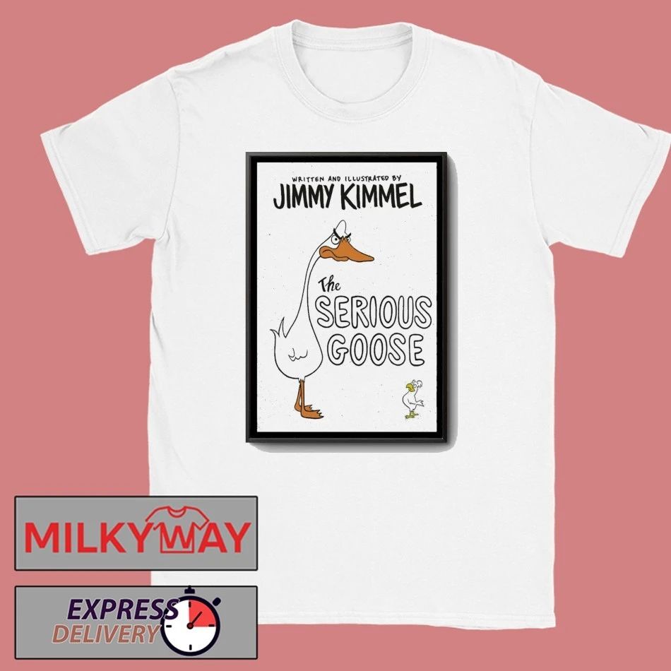 The Serious Goose Illustrated Art Poster shirt