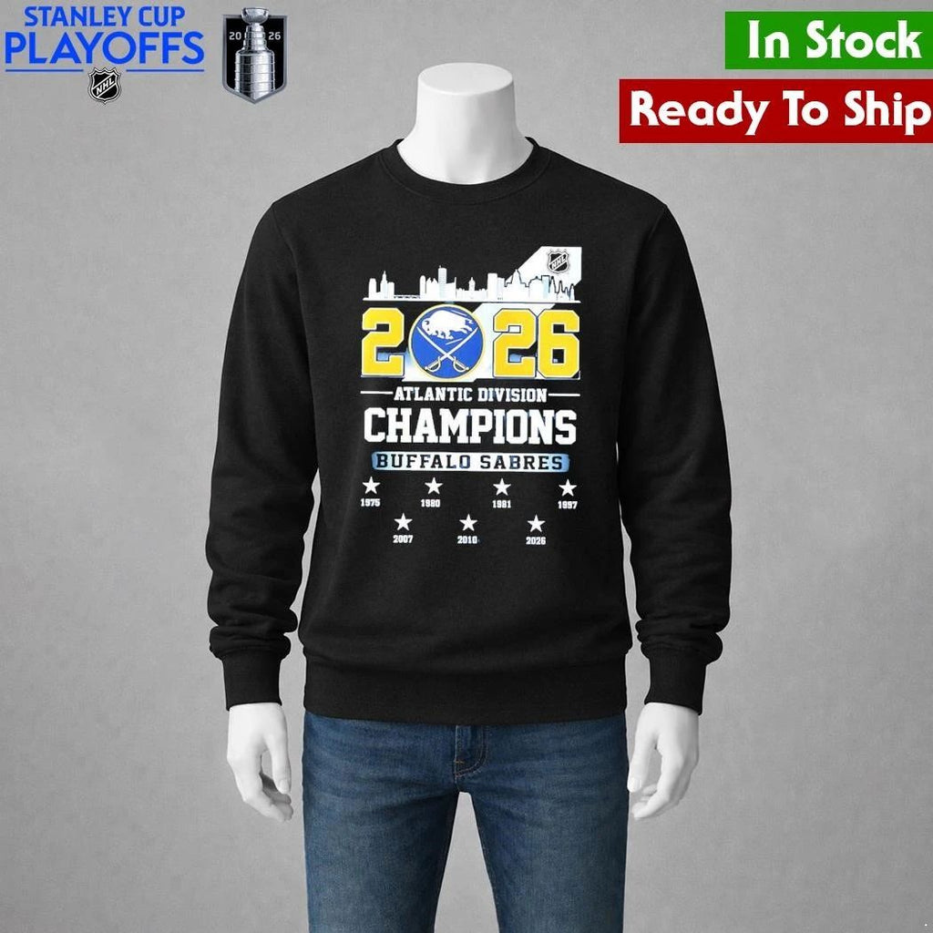 2026 Atlantic Division Champions Buffalo Sabres NHL Shirt