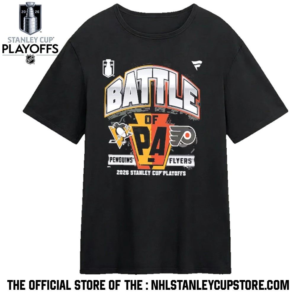 Penguins Vs Flyers Battle of PA NHL Stanley Cup Playoffs 2026 Shirt