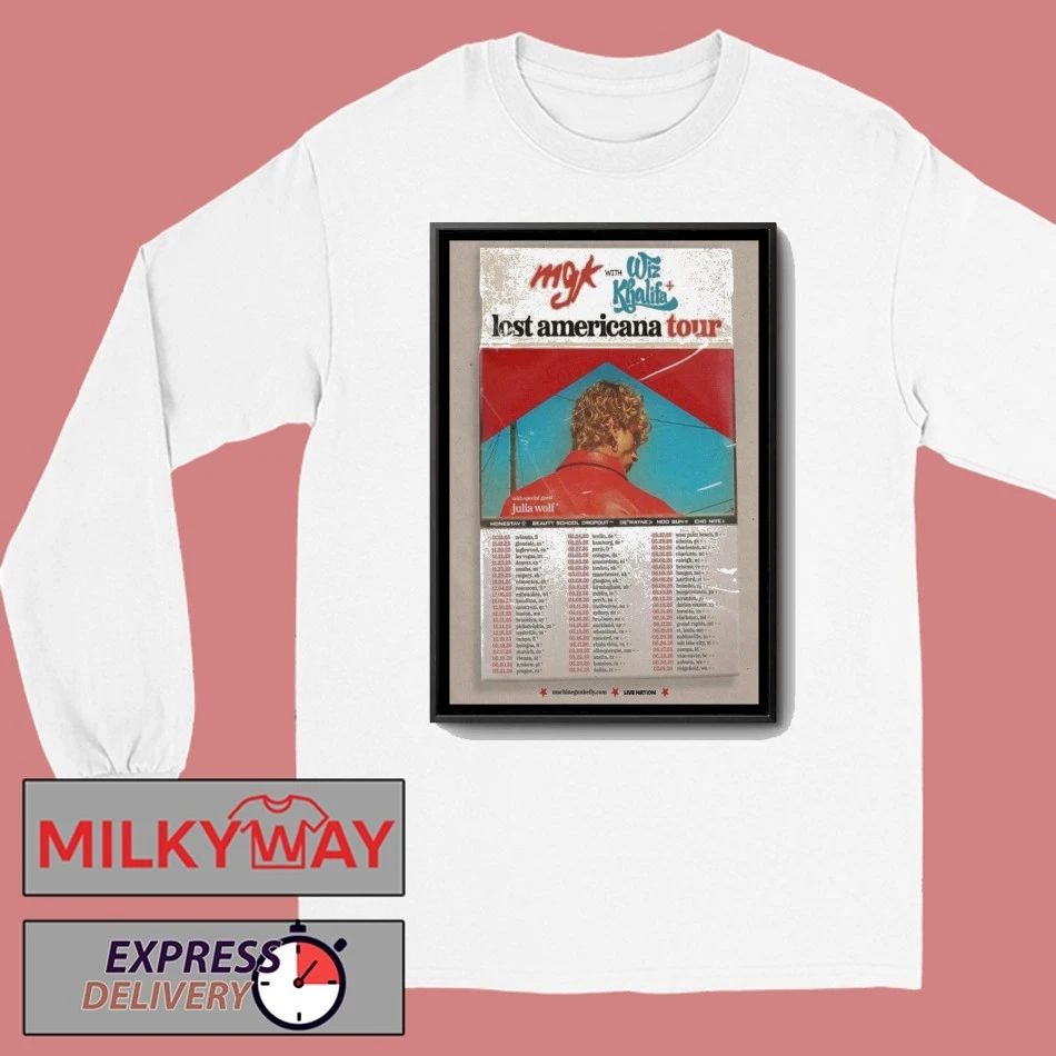 MGK Wiz Khalifa World Tour Poster shirt