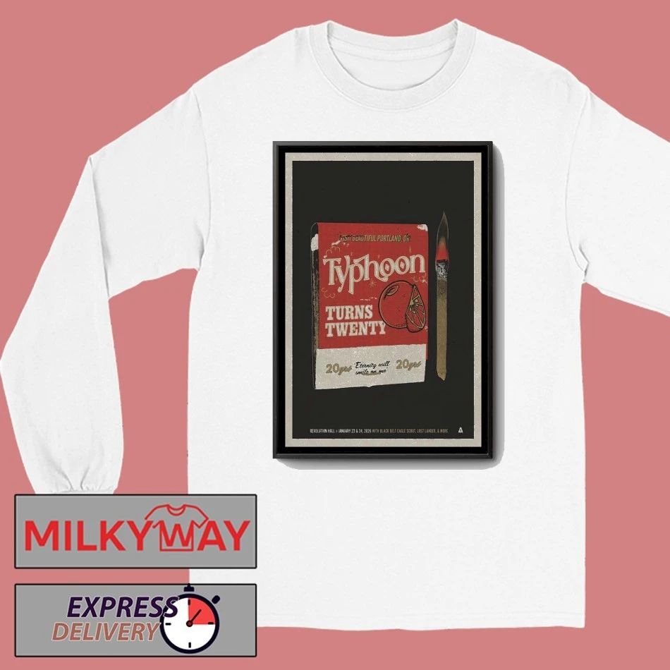 Typhoon January 2026 Concert Poster shirt