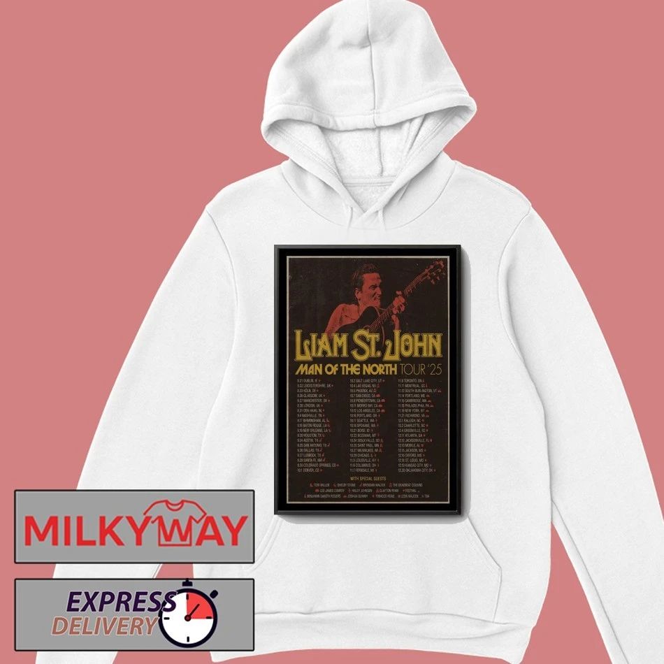 Liam St. John Man Of The North Tour 2025 Poster shirt