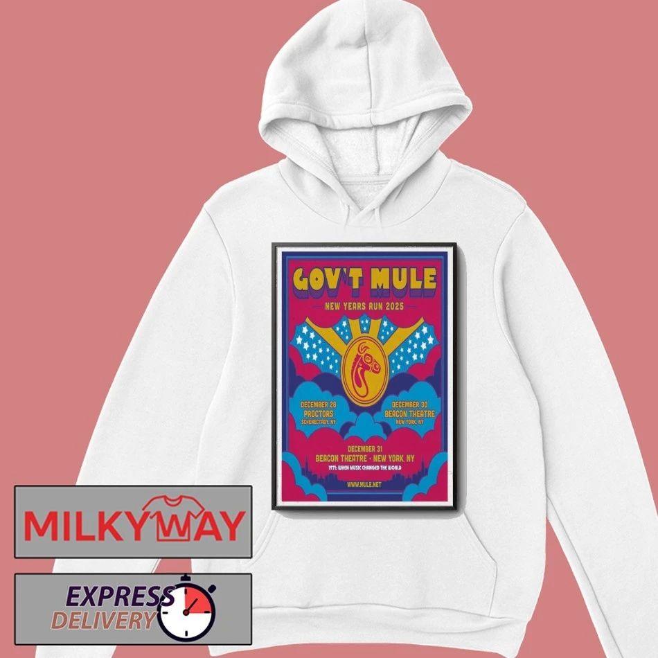 Gov’t Mule Dec 28 2025 Proctors Schenectady NY Poster shirt