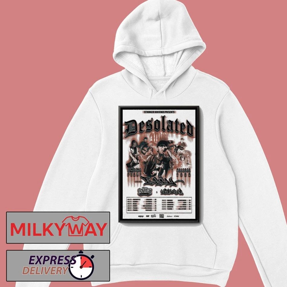 Desolated Release Tour Poster shirt